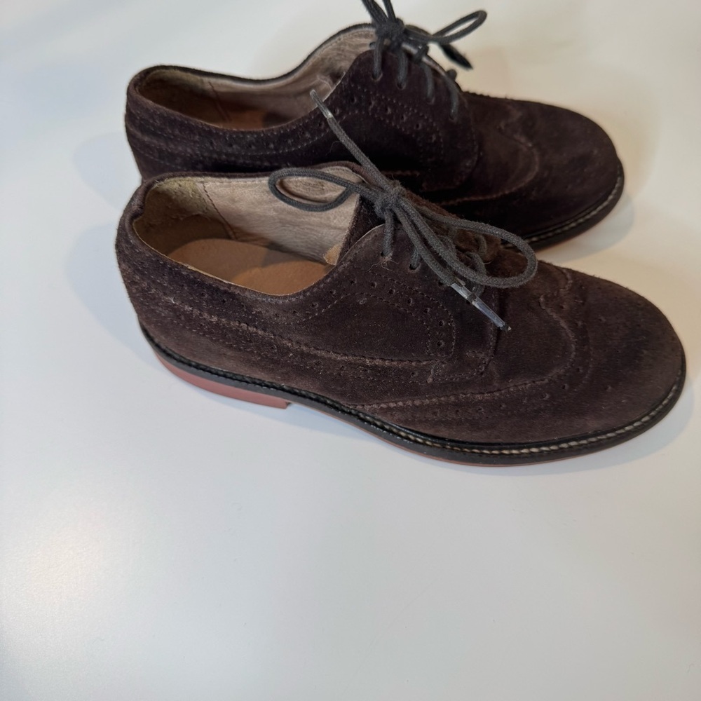 Crewcuts Boys Shoes Size US 12 brown Suede